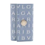 Bvlgari Vintage Pre-owned Canvas nyckelhllare Blue, Dam