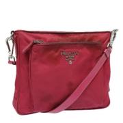 Prada Vintage Pre-owned Nylon prada-vskor Pink, Dam