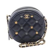 Chanel Vintage Pre-owned Laeder chanel-vskor Black, Dam