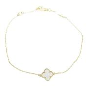 Van Cleef & Arpels Pre-owned Pre-owned Guld armband White, Dam