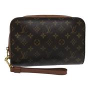 Louis Vuitton Vintage Pre-owned Canvas kuvertvskor Brown, Dam