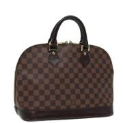 Louis Vuitton Vintage Pre-owned Canvas handvskor Brown, Dam