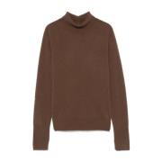 Joseph Arabica Light High Neck LS Top Brown, Dam