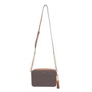 Michael Kors Snygg Ginny Cross Body Väska Brown, Dam