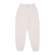 Nike Fleece Tracksuit Byxor Phoenix Sportkläder Beige, Dam