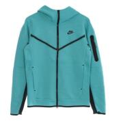 Nike Tech Fleece Hoodie Tvättad Teal/Svart Blue, Herr