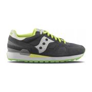 Saucony Original Shadow Sneakers Grå med Fluorescerande Insatser Gray,...