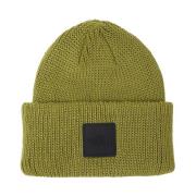 The North Face Stickad Logo Patch Beanie Mössa Green, Unisex