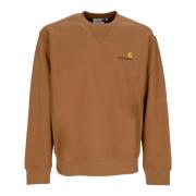 Carhartt Wip Brun Amerikansk Script Sweatshirt Brown, Herr