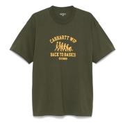 Carhartt Wip Avslappnad Bomull T-shirt Green, Herr