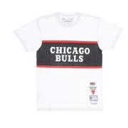 Mitchell & Ness Chicago Bulls NBA Block Tee White, Herr