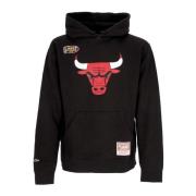 Mitchell & Ness Chicago Bulls NBA Team Logo Hoodie Black, Herr