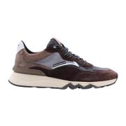 Floris van Bommel Casual Herr Sneakers Brown, Herr