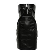 Rick Owens Prong Mini Klänning Black, Dam