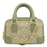 Loewe Pre-owned Pre-owned Canvas handvskor Green, Dam