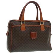 Celine Vintage Pre-owned Laeder handvskor Brown, Dam