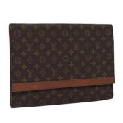 Louis Vuitton Vintage Pre-owned Canvas kuvertvskor Brown, Dam