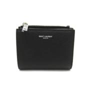 Yves Saint Laurent Vintage Pre-owned Laeder plnbcker Black, Dam