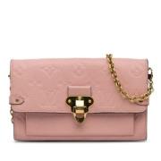 Louis Vuitton Vintage Pre-owned Laeder crossbodyvskor Pink, Dam