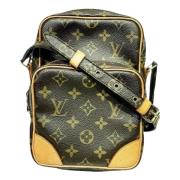 Louis Vuitton Vintage Pre-owned Tyg louis-vuitton-vskor Brown, Dam