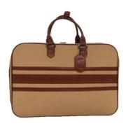 Yves Saint Laurent Vintage Pre-owned Canvas resvskor Beige, Dam