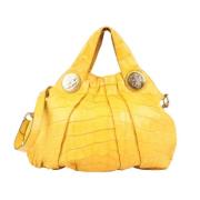 Gucci Vintage Pre-owned Laeder handvskor Yellow, Dam