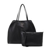 Guess 2-i-1 Eco Victtoria Toteväska Black, Dam