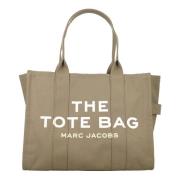 Marc Jacobs Slate Green Canvas Tote Bag Beige, Dam