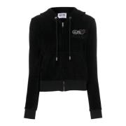 Moschino Stilren Sweatshirt för en Trendy Look Black, Dam