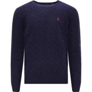 Ralph Lauren Ull Kashmir Tröja Blue, Herr