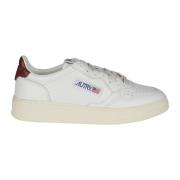 Autry Låg Leat Medalist Sneakers White, Dam