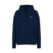 Tommy Jeans Stilig Sweatshirt för en Trendy Look Blue, Herr