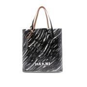 Marni Svart handväska för kvinnor Aw24 Black, Dam