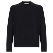 Laneus Kashmir Crewneck Sweater Black, Herr