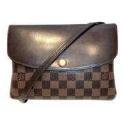 Louis Vuitton Vintage Pre-owned Tyg louis-vuitton-vskor Brown, Dam