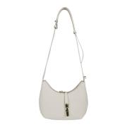 Furla Elegant Axelväska Goccia Stil White, Dam