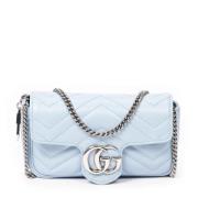 Gucci Vintage Pre-owned Laeder axelremsvskor Blue, Dam