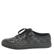 Gucci Vintage Pre-owned Canvas sneakers Black, Dam