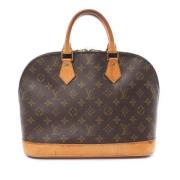 Louis Vuitton Vintage Pre-owned Canvas handvskor Brown, Dam