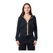 K-Way Svart Fleece Sportjacka Deline Black, Dam