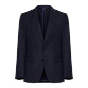 Dolce & Gabbana Elegant Herr Ull Blazer Blue, Herr