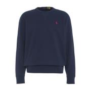 Ralph Lauren Blå Sweatshirt Aw24 Modell 190cm Blue, Herr