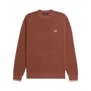 Fred Perry Stilren Polo Tröja Brown, Herr