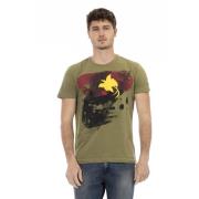 Trussardi Herr Kortärmad Rund Hals T-shirt Green, Herr