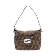 Fendi Vintage Pre-owned Canvas fendi-vskor Brown, Dam