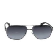 Prada Vintage Pre-owned Metall solglasgon Black, Dam