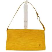 Louis Vuitton Vintage Pre-owned Laeder louis-vuitton-vskor Yellow, Dam