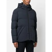 Woolrich Sierra Supreme Blå Stretch Nylon Puffer Blue, Herr