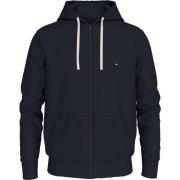 Tommy Hilfiger Blå Zip Hoodie Tröja Blue, Herr