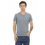 Trussardi Rund hals kortärmad T-shirt Gray, Herr